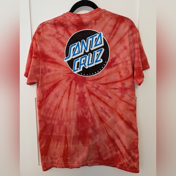 Santa Cruz Men's Tie Dye T-shirt - Picture 6 of 6